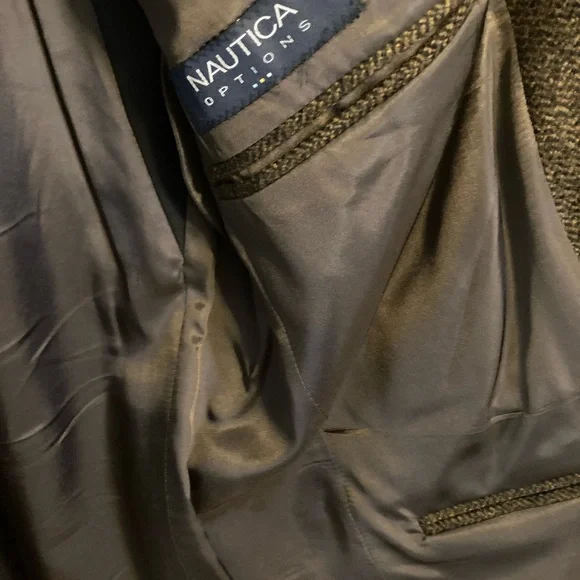 Nautica Dark Brown Men's Blazer